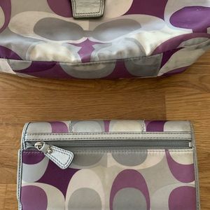 Purse and matching wallet